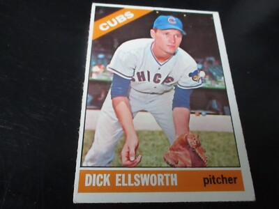DICK ELLSWORTH (ERROR CARD) ACTUALLY KEN HUBBS PICTURE 1966 topps