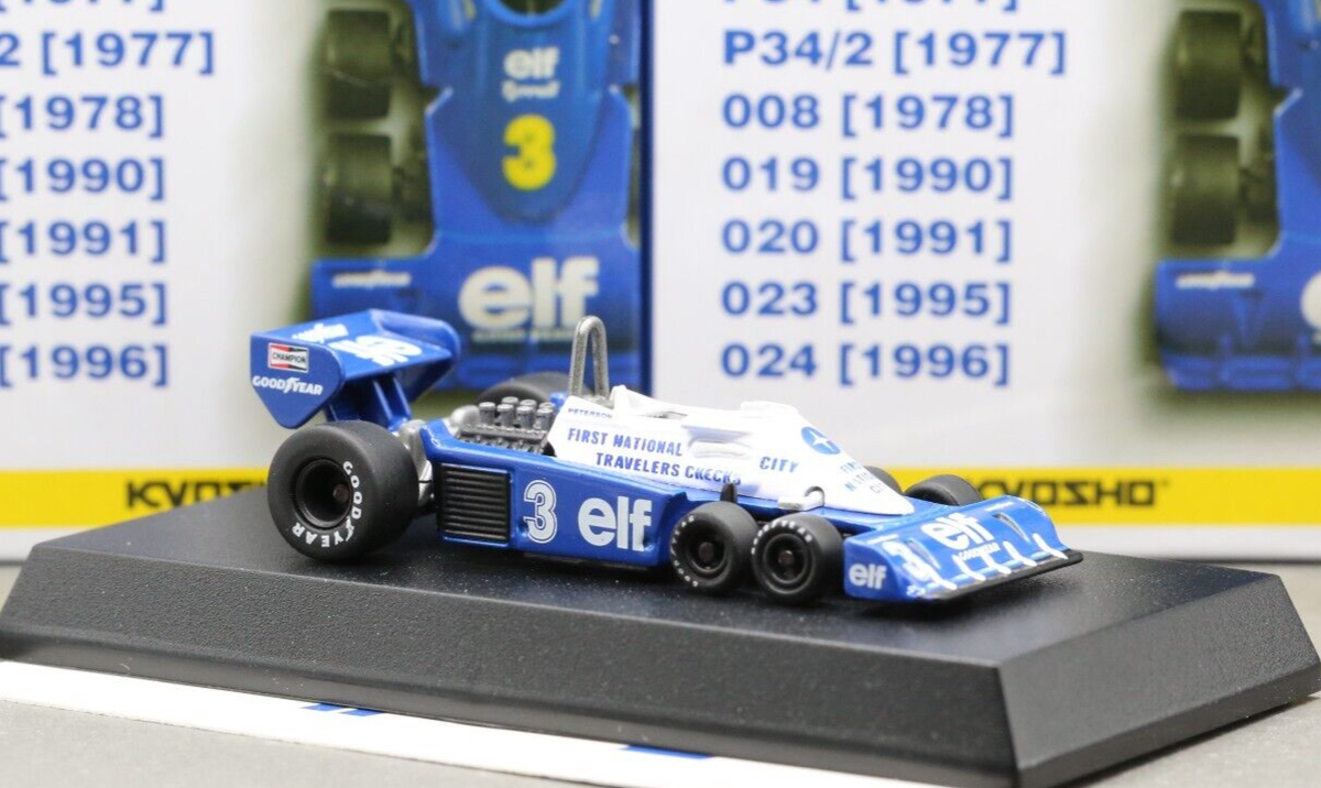 F1 Tyrrell P34 1977 日本GP 3位 ミニカー 1/43 Tyrrell F1 P34 #3 Jody Scheckter Japan GP 1976 1:43 Spark 6