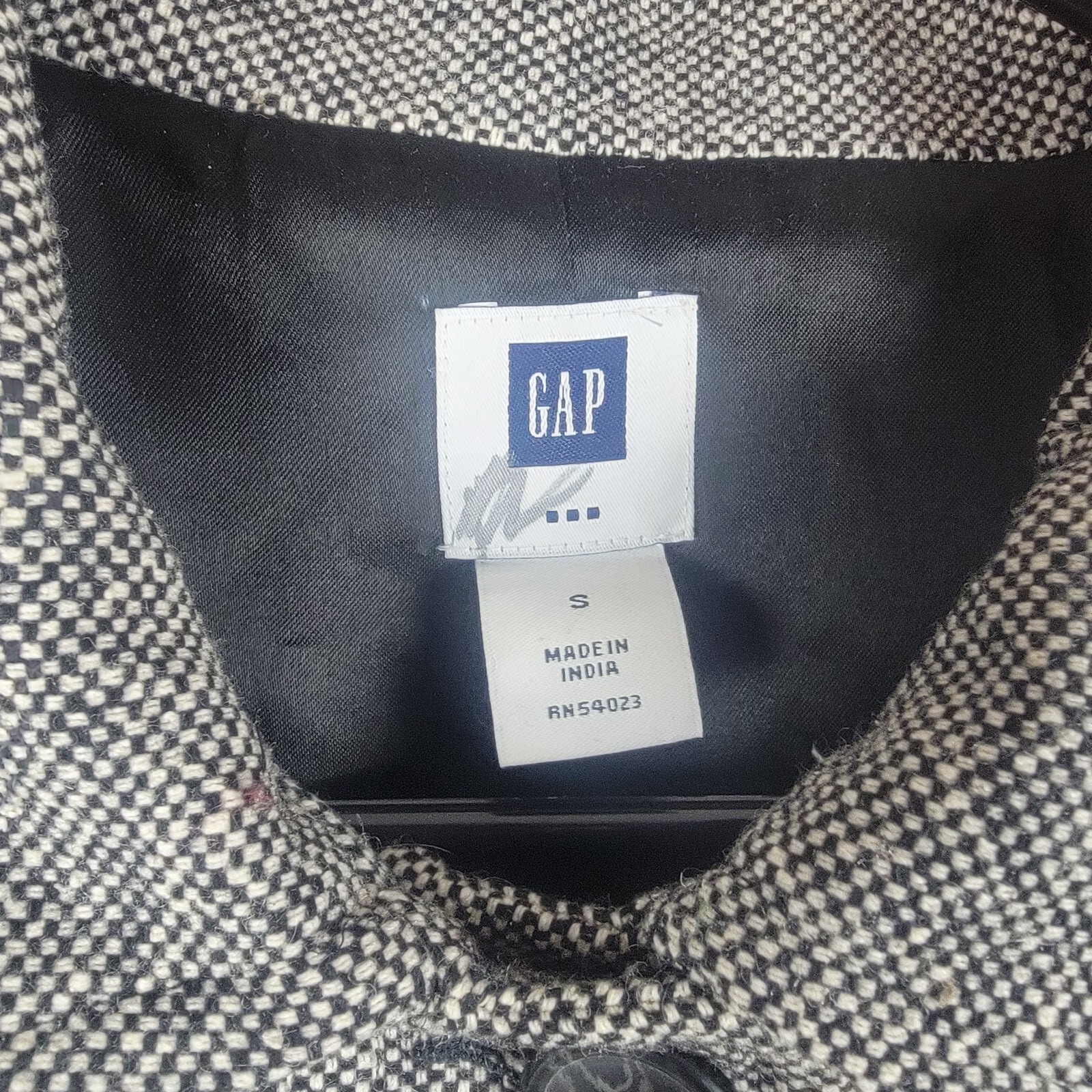 Gap Wool Medium Length Single Breasted Trenchcoat… - image 5