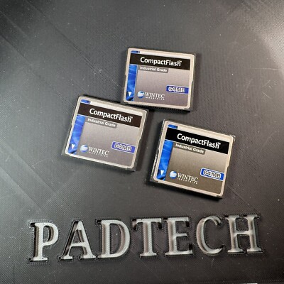 Wintec Industries Industrial Grade 64MB Compact Flash Card CF LOT OF 3