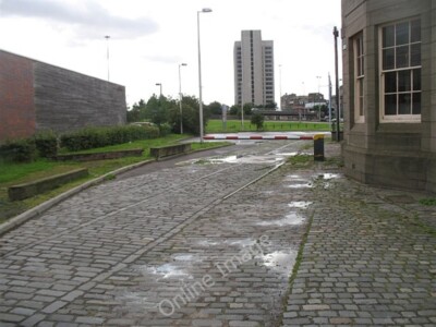 Photo 6x4 Rails in the street Craigie/NO4231 Old dockland sidings near t c2009