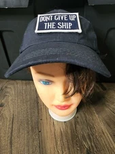 Condor Cap  Strap Back Tactical Hat Cap Patches USA Don't Give Up The Ship