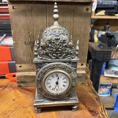 Vintage Clock, Very Heavy, Unknown Origin, In working Condition
