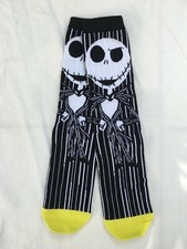 Disney Nightmare Before Christmas Jack Skellington Crew Socks Men Size 6-12 NWOT