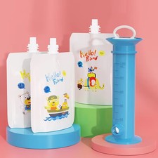 Baby Food Puree Filling Dispenser Feeding Pouch Storage Container