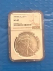 1994 American Silver Eagle Coin - NGC MS69