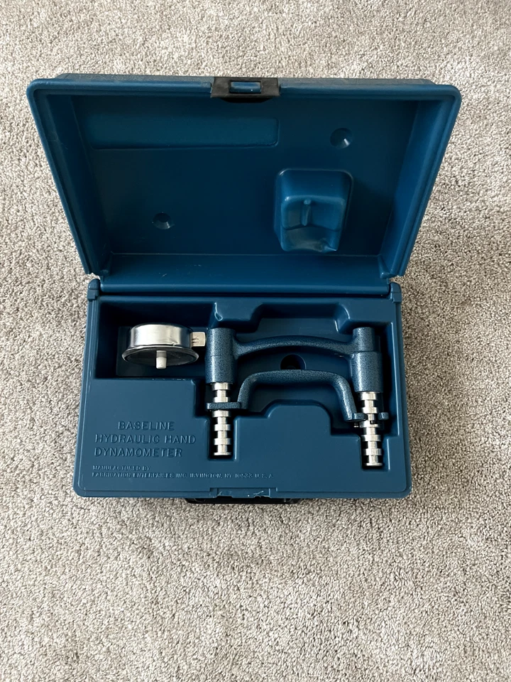 Dinamoter manual hidráulico Baseline Instruments 200 libras 12-0240 con estuche Foto 3 de 4