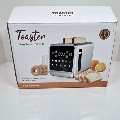 Touch Screen Smart Toaster TA1428-UL   2-Slice Wide Slot, Digital Display