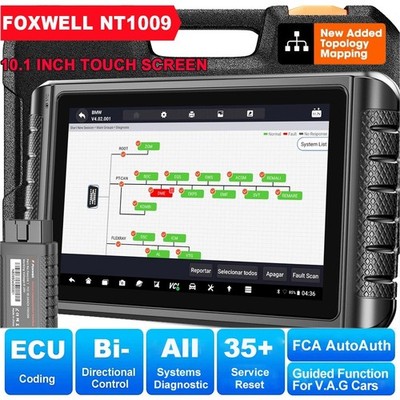 FOXWELL NT1009 KFZ OBD2 Diagnosegerät Alle System Scanner ECU Coding 41+Services