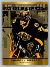 2015-16 Upper Deck Tim Hortons #SF-1 Malcolm Subban Shining Futures Bruins