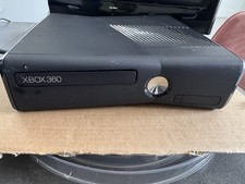 Microsoft Xbox 360 S Slim Console 1439 Tested Working No HDD Case Cover Missing