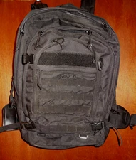BUG OUT MILITARY TACTICAL BACKPACK S.O.C. SANDPIPER of CALIFORNIA  BLK 16" X 20"