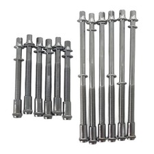 6x Tension Rods Screw Drum Tight Screw for Snare Drum Musical Instruments