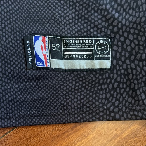 LeBron James Los Angeles Lakers Black Mamba Kobe Nike Swingman Jersey Men 52 XL - Picture 2 of 12