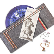 99.9 Copper Dowsing Rod - 2PCS Divining Rods with Bag - Detect Gold, Water, Gho