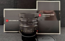Leica M Noctilux 50mm 1.0 11822 4. Version schwarz Customer Care Service TOP
