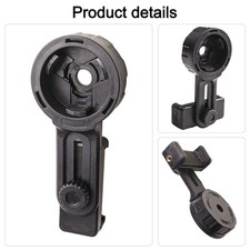 Telescopic Phone Holder Accessory Black Bracket Elements For Telescope