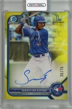 2022 Topps Bowman Chrome Sebastian Espino Chrome Prospect Auto /75
