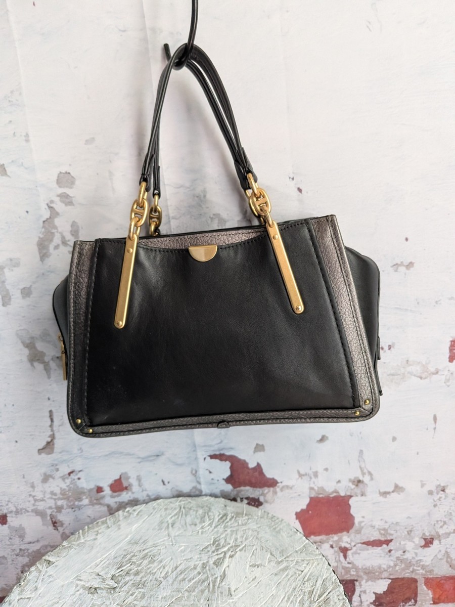Coach Dreamer Exotic Snakeskin Butterfly Appliques Handbag Pre