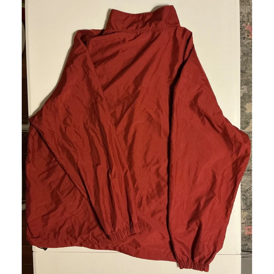 De Colección Y2K Camel Cigarettes Pullover Rompevientos Chaqueta Roja XL 1/4 Cremallera Ligera Foto 2 de 4