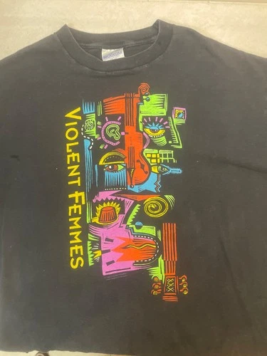 Violent Femmes Vintage concert shirt with the tickets f 1990s vintage concert t-shirt, vintage, single stitch, B+ condition