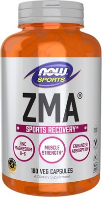 NOW Foods Sports Nutrition, ZMA (Zinc, Magnesium and Vitamin B-6), Enhanced