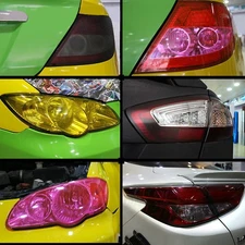 Car Accessories Headlight Fog Lamp Protector Film Color-Changing Vinyl Sticker