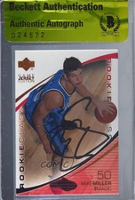 BAS 2000-01 Upper Deck Game Jersey Edition Mike Miller #425 Authentic Auto 3c7