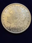 1921 Morgan Dollar With Slight Toning