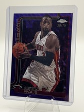2025-26 Topps Chrome #241 Dwayne Wade Refractors Purple Wave /75