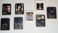 8-track tapes - Lot of 8 - Dolly Parton, Van Halen, Rush, Eagles, G. Lightfoot