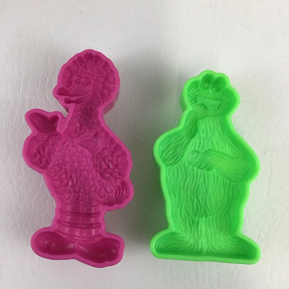 Play-Doh Sesame Street ABC Company Juego Big Bird Cookie Monster De Colección 1994 Foto 3 de 4