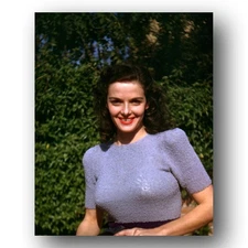 Jane Russell Candid Smiling Pose Vintage 8x10 Photo 1945 Iconic Actress