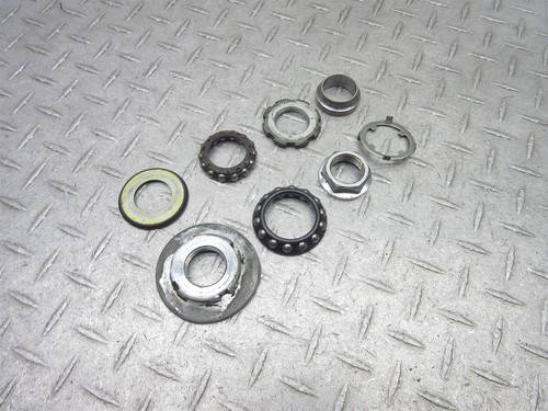 2005 04-06 Honda CBR600 F4i Steering Column Bearing Washer Nut Plate Lot Headset