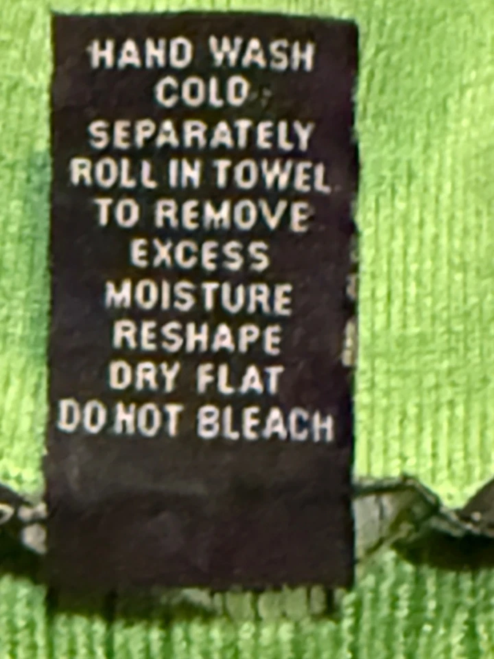 Suéter elástico verde lazo mezcla seda INC para mujer talla PS (usado estado) Foto 4 de 4