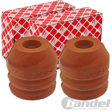 2X FEBI BILSTEIN PU (POLYURETHAN) ANSCHLAGPUFFER VORNE PASSEND FÜR OPEL VECTRA