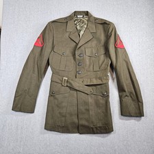USMC Marine Corps Service Alpha Dress Coat 44R Green Uniform 8405-01-279-5642