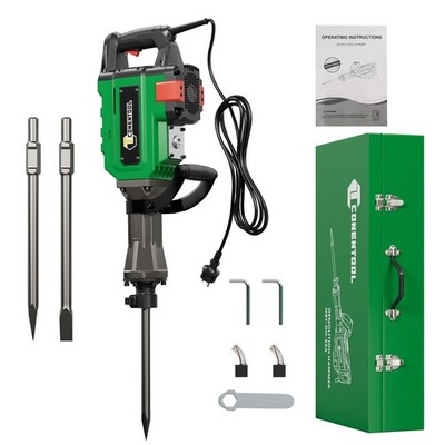 3800W Elektro Abbruchhammer Stemmhammer Spitzmeißel Flachmeißel | Meißelhammer