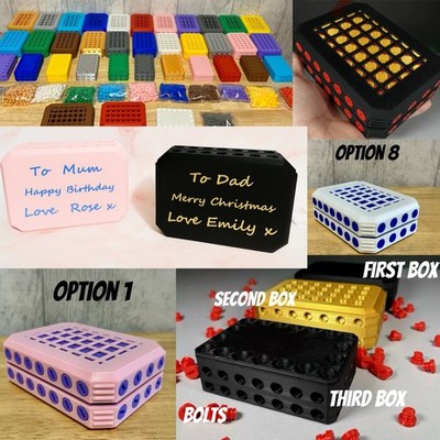 **Personalisiert** Ärgerliche 134 Schrauben Geschenkbox, Puzzlebox, Geschenkkarte, Spardose