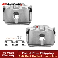 Rear Brake Calipers w/ Bracket For 2002 2003-2006 Chevy Suburban 1500 Tahoe RWD