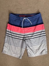Old Navy Board Shorts Mens L Multicolor Drawstring Pocket Swim
