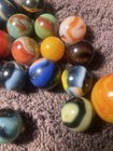 Vintage Machine Made Marble Lot Of 22 HTF Marbles Various Makers And Conditions — photo 9