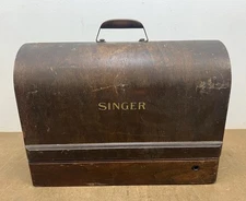 Vintage Singer Sewing Machine Bentwood Carrying Case ONLY empty wood box 99 128