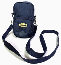Vintage CANON Camera Case Bag Measures 6"X4" Comes W/H Strap -Has Belt Loop-Blue