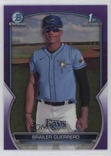 2023 Bowman Chrome Prospects Purple Refractor 68/250 Brailer Guerrero 1n41