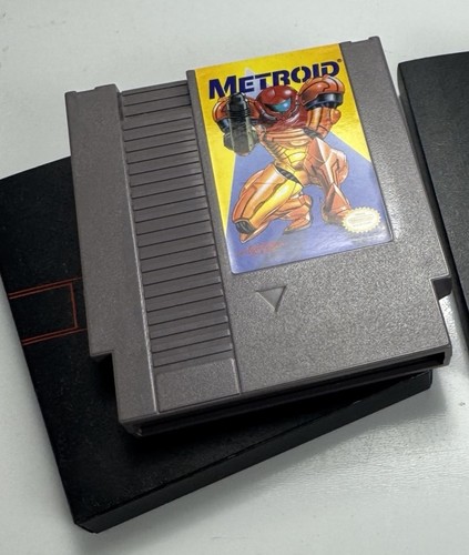 Metroid Nintendo Entertainment System NES 1987 Yellow Label / getestet funktioniert