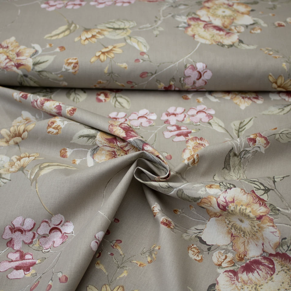 Baumwollstoff Meterware "Jasmina" Blumen Stoff 240cm Breite Baumwolle ab 50cm - Bild 4 von 4