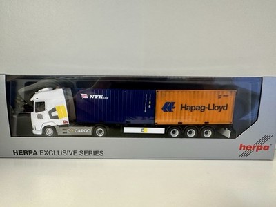 ***HERPA EXKLUSIVE*** DAF XG 20 DC Container  C2 Cargo / NYK & Hapag Lloyd 