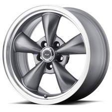 One 16x7 American Racing Ar105 Torq Thrust M 5x114.3 35 Gunmetal Lip Wheel Rim 7