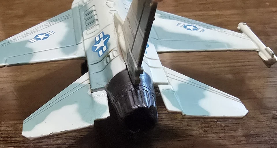 5" Maisto Streak Eagle Air Plane AF TI / F-16 Diecast Fighter Jet Model Airplane - Image 3 of 4